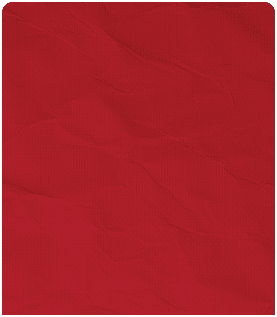 A red cloth with wrinkles and folds. AI generated content