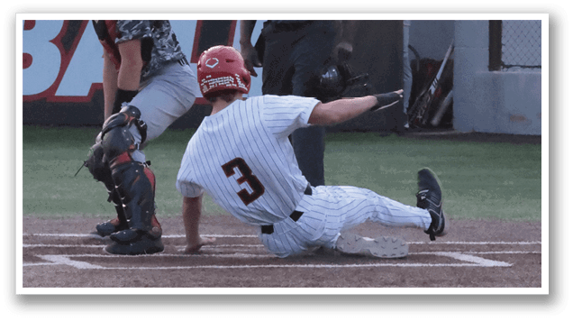 A baseball player slides into home plate, while the catcher tries to tag him out. AI generated content
