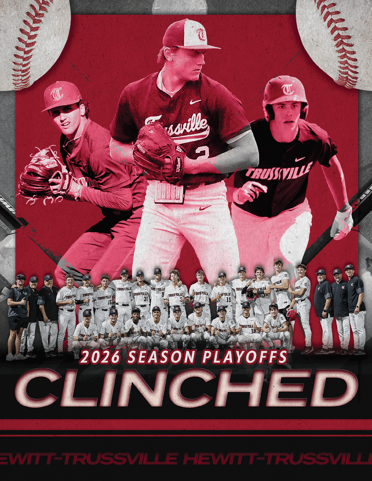 Baseball players from the 2026 season playoffs. AI generated content