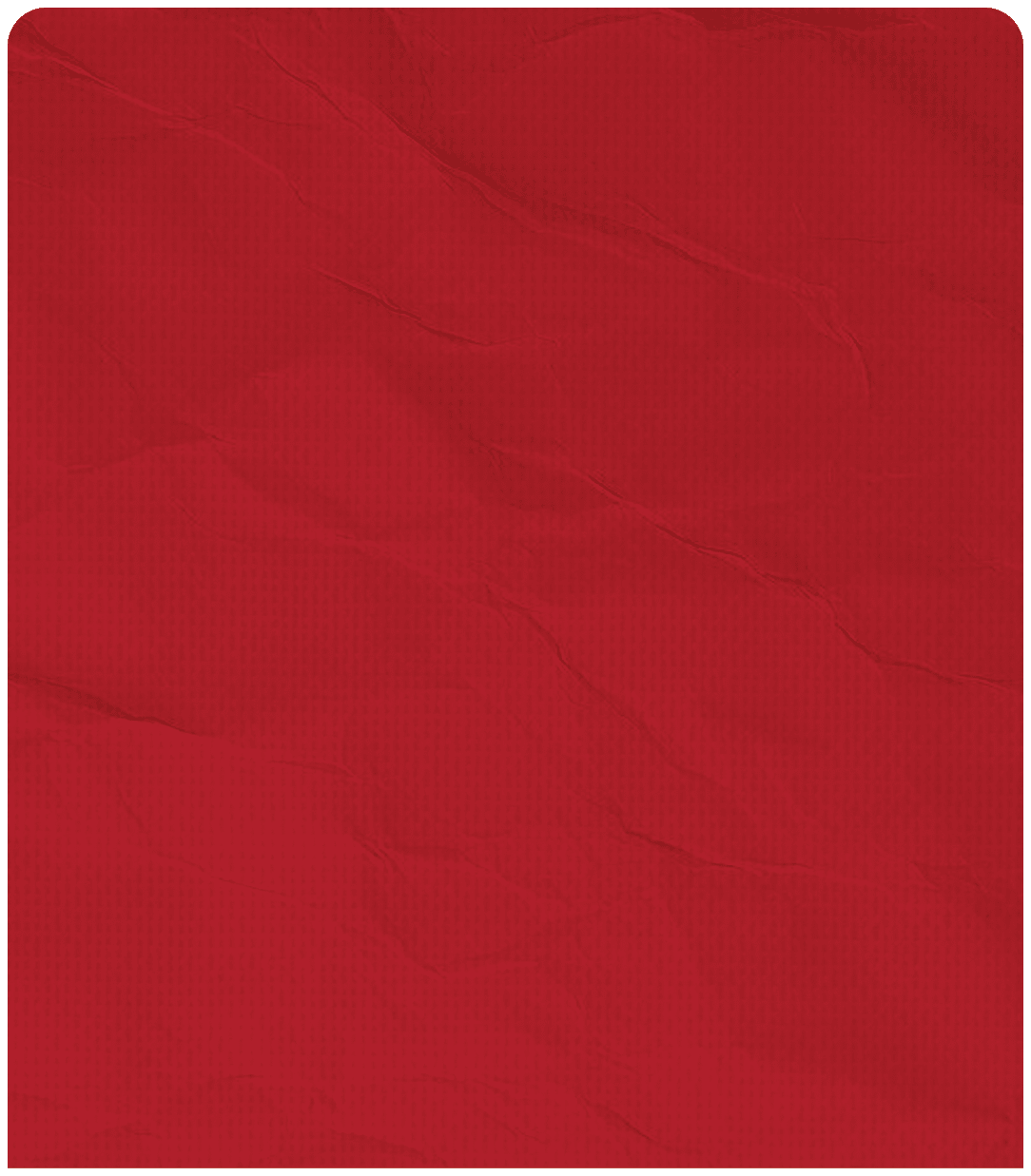 A red cloth with wrinkles and folds. AI generated content