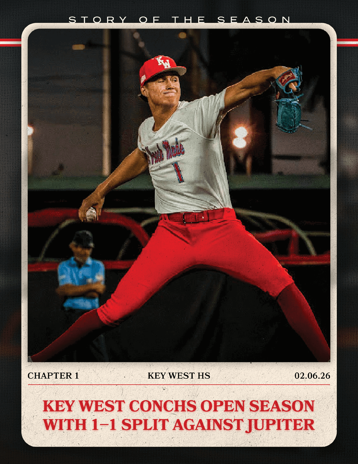 A baseball player in a red uniform is throwing a ball. AI generated content