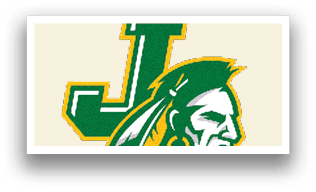 A green and yellow logo of a Native American face with a ring in its nose. AI generated content