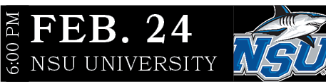 NSU UNIVERSITY,FEB. 24,6:00 P
