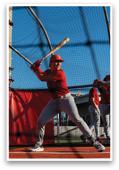 A baseball player is swinging a bat in front of a crowd of people. AI generated content