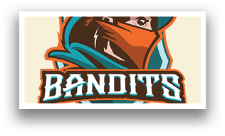 A logo for a group called Bandits. AI generated content