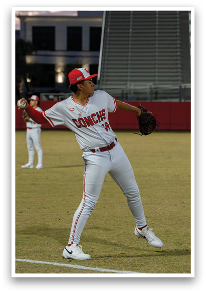 A baseball player in a white uniform is on the field, preparing to throw a ball. AI generated content