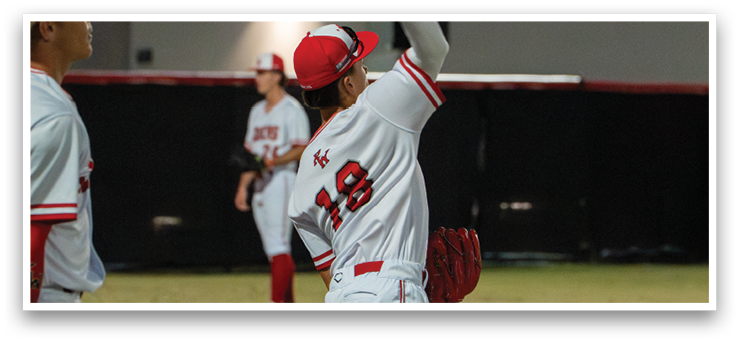 A baseball player is throwing a ball on a field. AI generated content