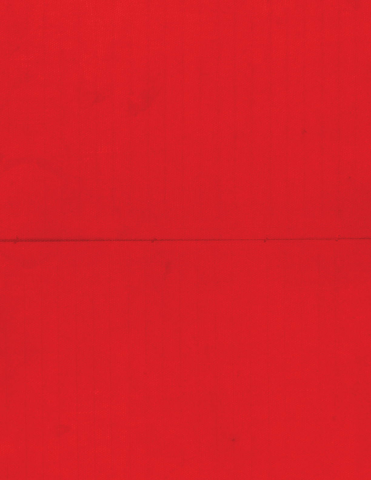 A man wearing a red shirt and red pants is holding a baseball glove. AI generated content