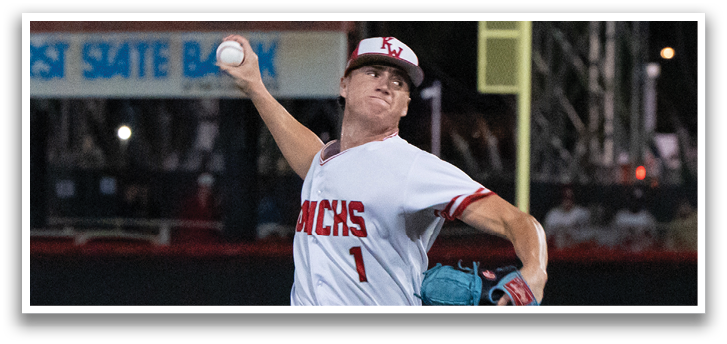 A baseball player in a white uniform is pitching a ball on a field. AI generated content