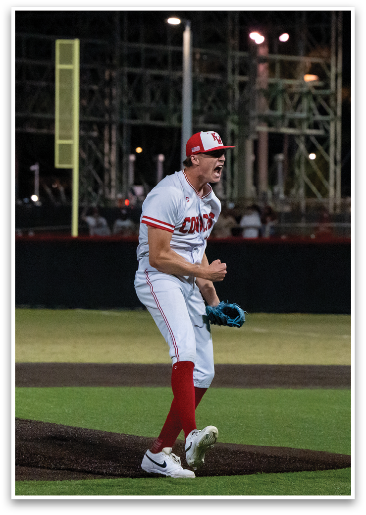 A baseball player is jumping in the air to catch a ball. AI generated content