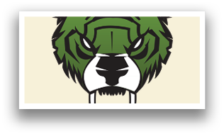 A logo for Coral Reef High School features a fish with a ferocious expression. AI generated content