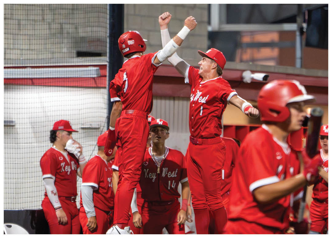 A group of baseball players celebrating a win. AI generated content