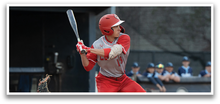 A baseball player in a red uniform is swinging a bat at a ball. AI generated content