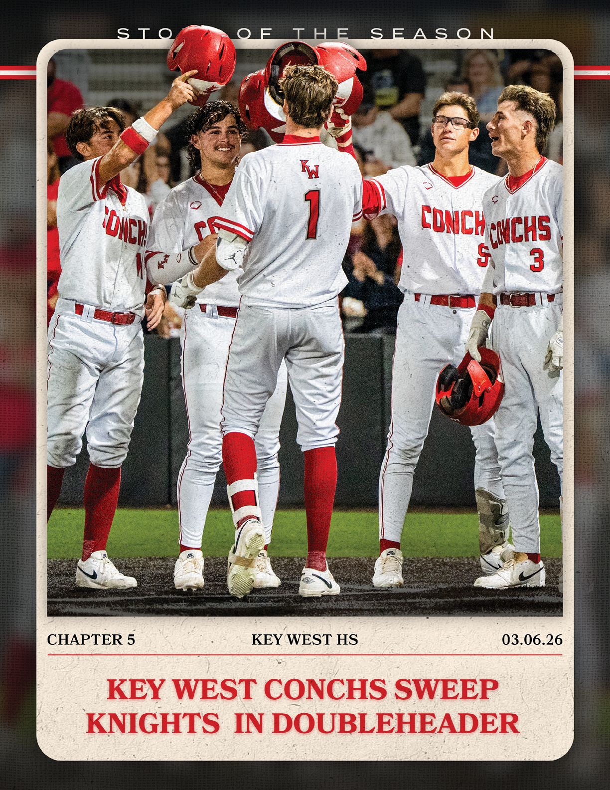 A group of baseball players celebrating a win. AI generated content