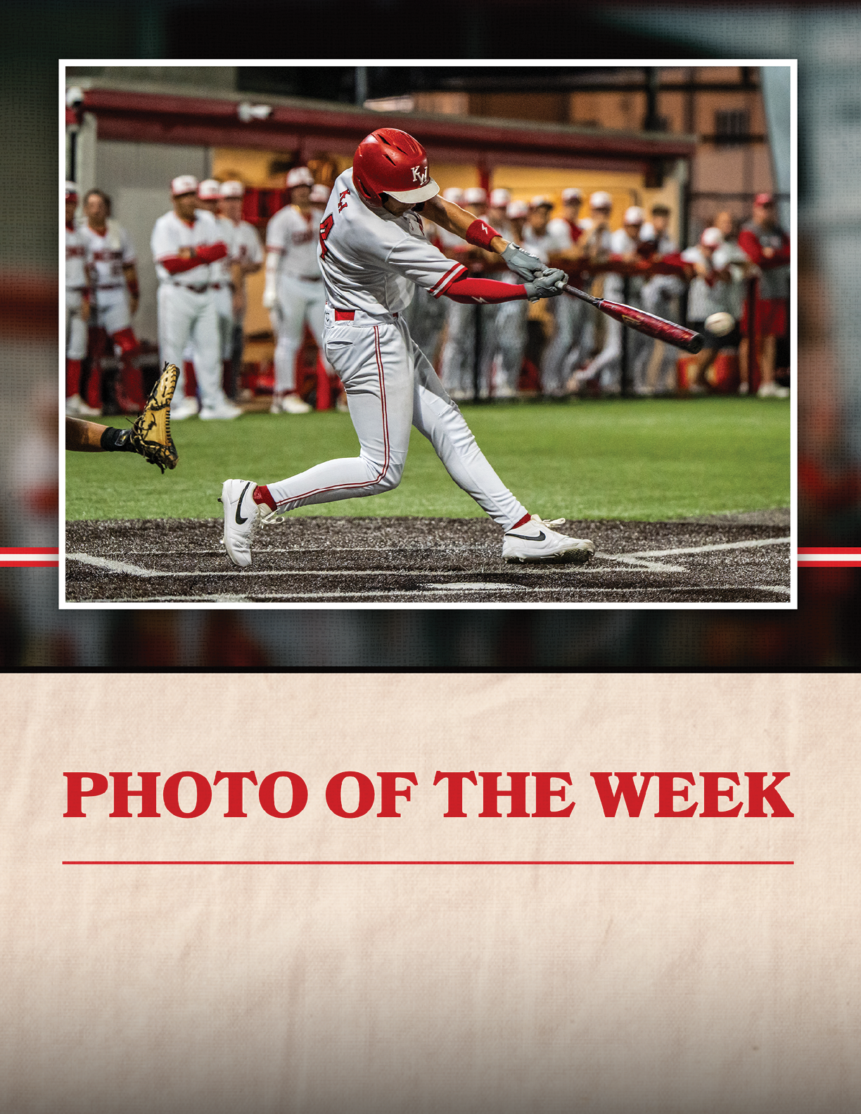 A baseball player is swinging a bat at a ball. AI generated content