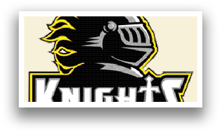 A logo for a team called Knights is shown. AI generated content