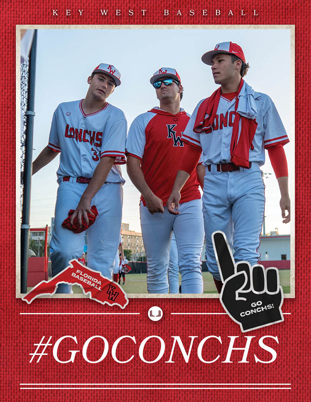 Three baseball players wearing red and white uniforms are standing together. AI generated content