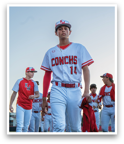 A group of baseball players walking on a field. AI generated content