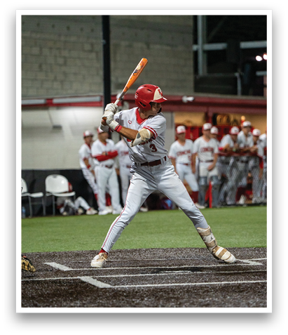 A baseball player is swinging a bat, preparing to hit the ball. AI generated content