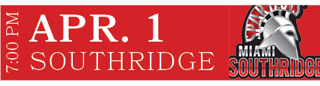 SOUTHRIDGE,APR. 1,7:00 P
