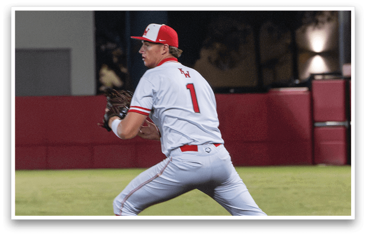 A baseball player wearing a red and white uniform is throwing a ball. AI generated content