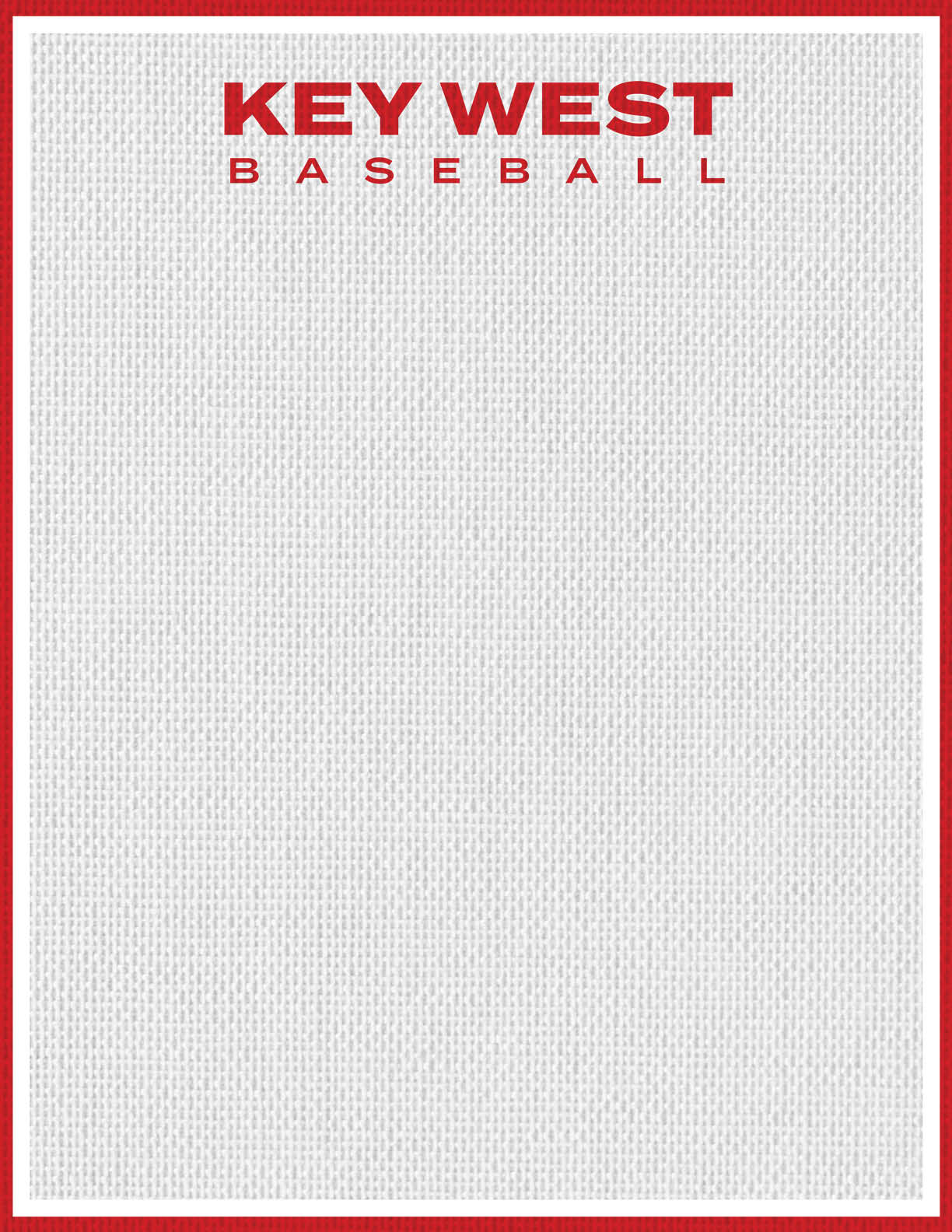 A white baseball field with red writing. AI generated content