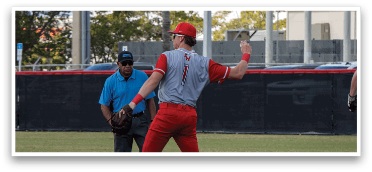 A baseball player is running towards home plate while another player is holding up his glove. AI generated content