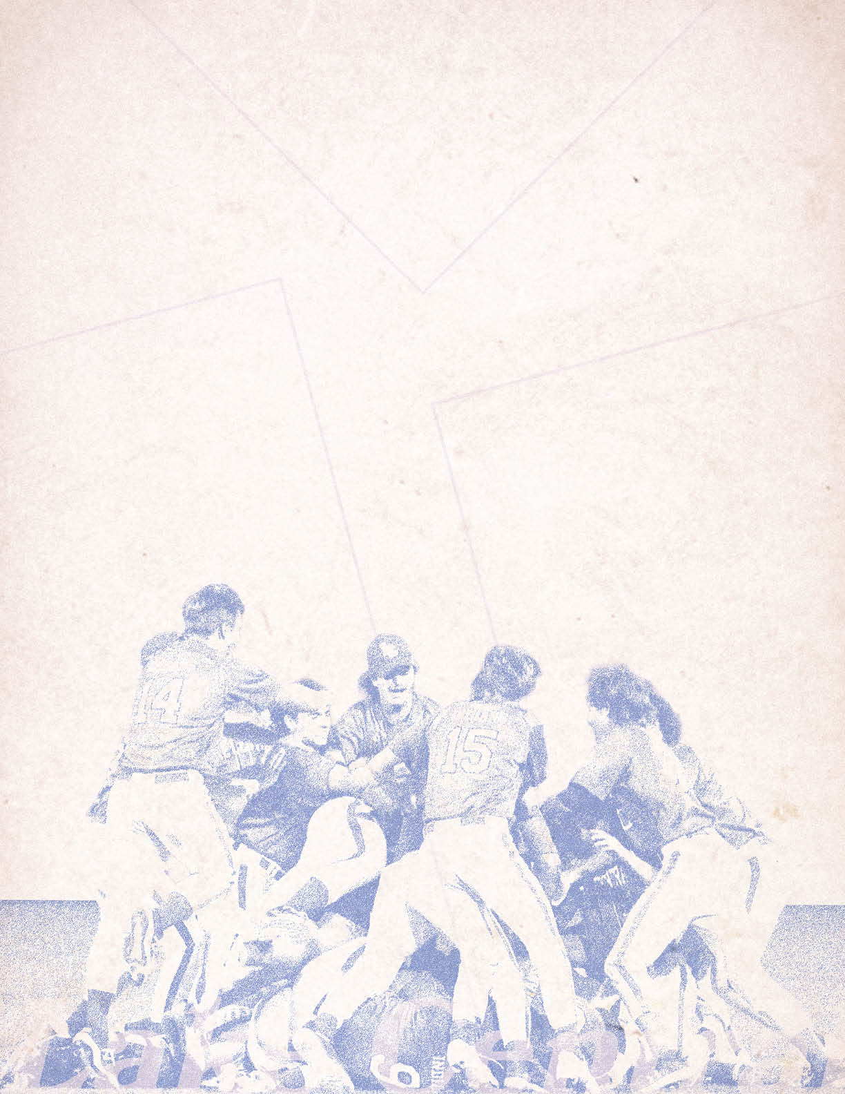A group of men are hugging each other on a baseball field. AI generated content