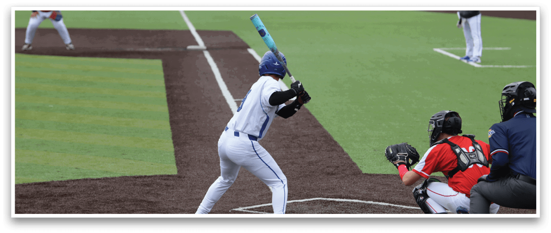 A baseball player is swinging a bat on a field, with a catcher and an umpire behind him. AI generated content