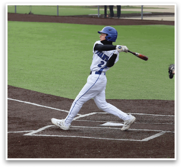 A baseball player is swinging a bat at a ball, while a catcher and an umpire watch. AI generated content