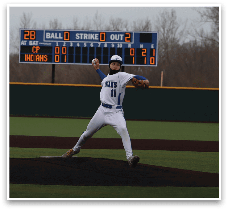 A baseball pitcher is throwing a ball on a field. AI generated content