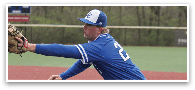 A baseball player in a blue uniform is throwing a ball. AI generated content