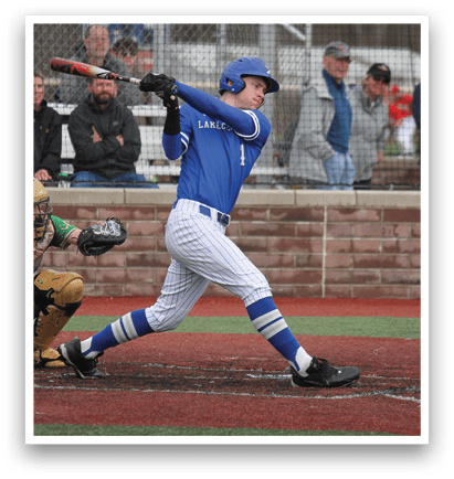 A baseball player is swinging a bat, attempting to hit a ball. AI generated content