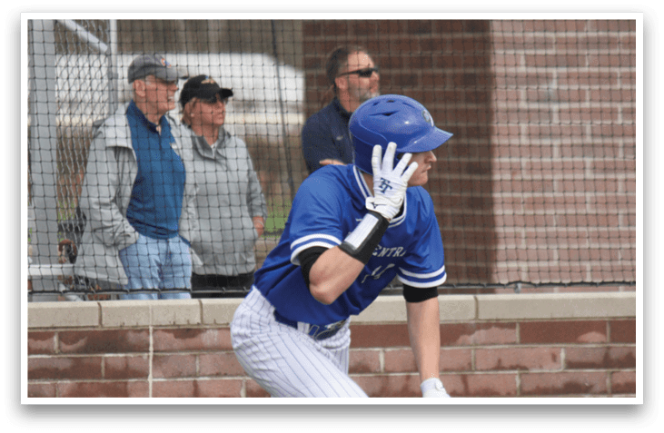 Two baseball players are on the field, one running towards the other. AI generated content