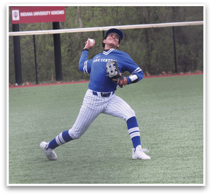 A baseball player is sliding into a base, wearing a blue uniform. AI generated content