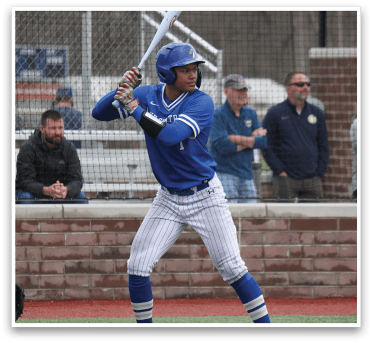 A baseball player is swinging a bat at a ball, with several people watching from the sidelines. AI generated content
