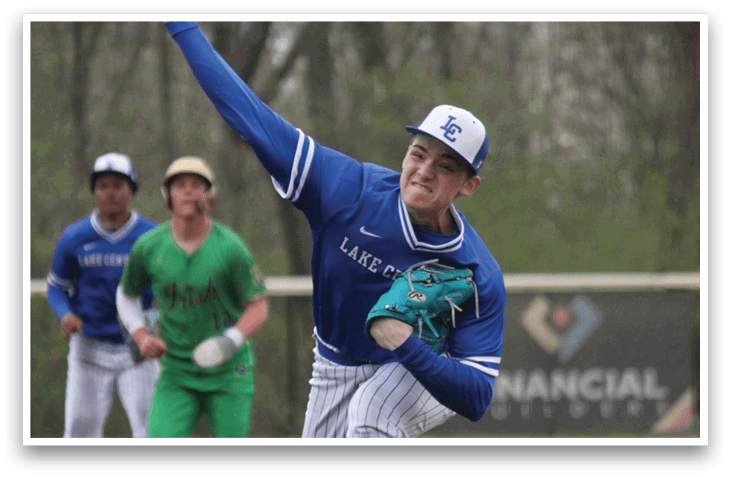 A baseball player in a blue uniform is celebrating a successful play. AI generated content