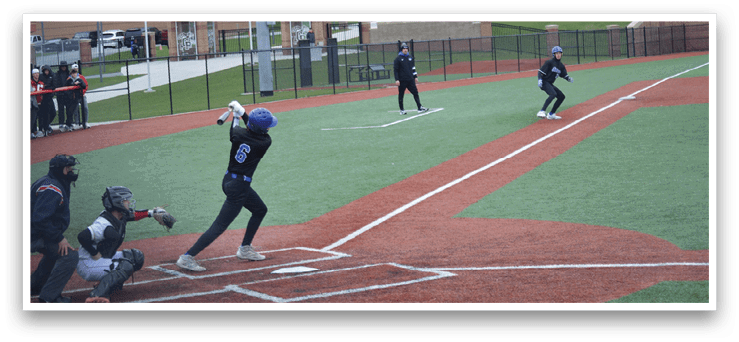 A baseball game is in progress with a batter swinging a bat, a catcher ready to catch the ball, and an umpire behind them. There are several other players on the field, some of whom are holding baseball gloves. The scene takes place on a baseball field with a dirt area and a fence. AI generated content