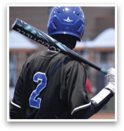 A baseball player is holding a bat, getting ready to swing. AI generated content