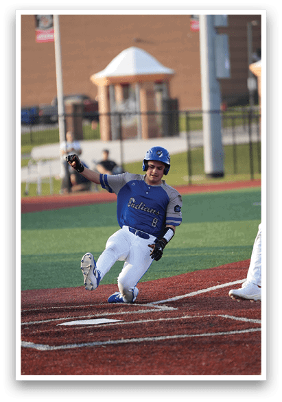 A baseball player slides into home plate, with his teammate waiting to catch the ball. AI generated content