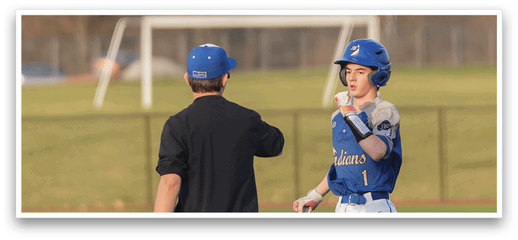 Two baseball players on the field, one is running and the other is walking. AI generated content