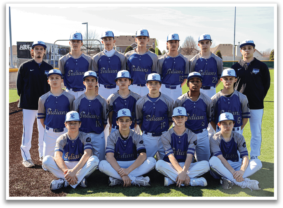 Baseball team posing for a picture. AI generated content