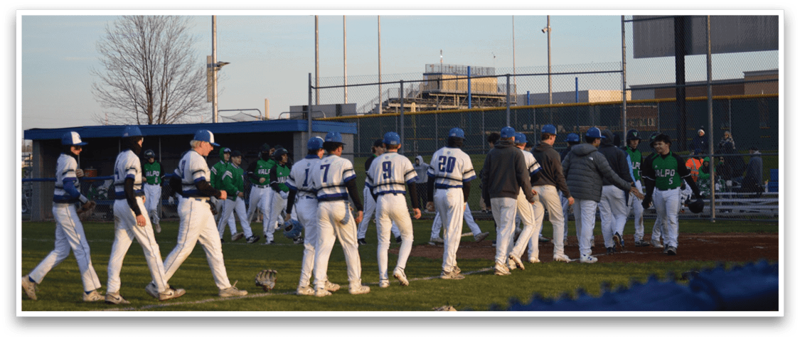 A group of baseball players wearing white uniforms are walking off the field. AI generated content