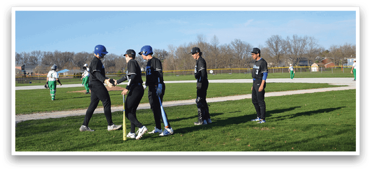 A group of men are walking on a field, holding baseball bats. AI generated content