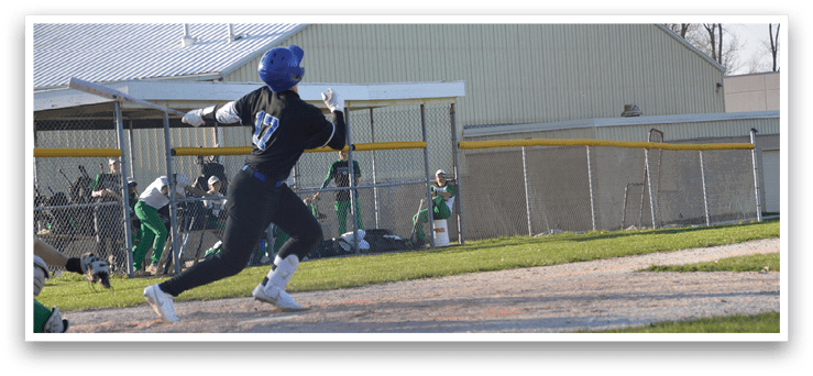 A baseball player in a black shirt and white shoes is swinging a bat at a ball. AI generated content