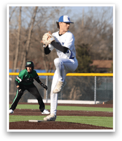 A baseball player in a white uniform is pitching a ball. AI generated content