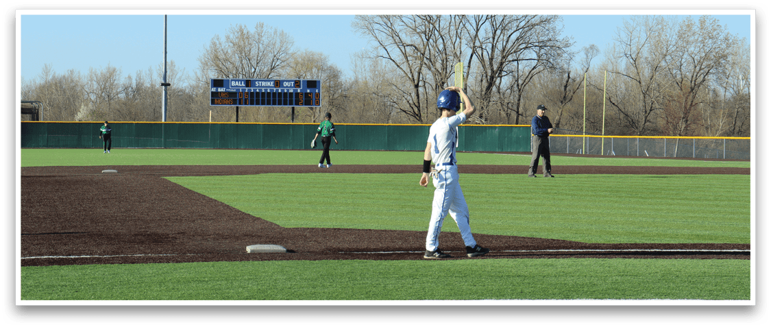 A baseball player is holding a bat and getting ready to swing at a pitch. AI generated content