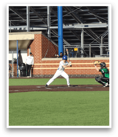 A baseball game is taking place with a batter, catcher, and umpire. The batter is swinging at a pitch, while the catcher and umpire are in position. AI generated content