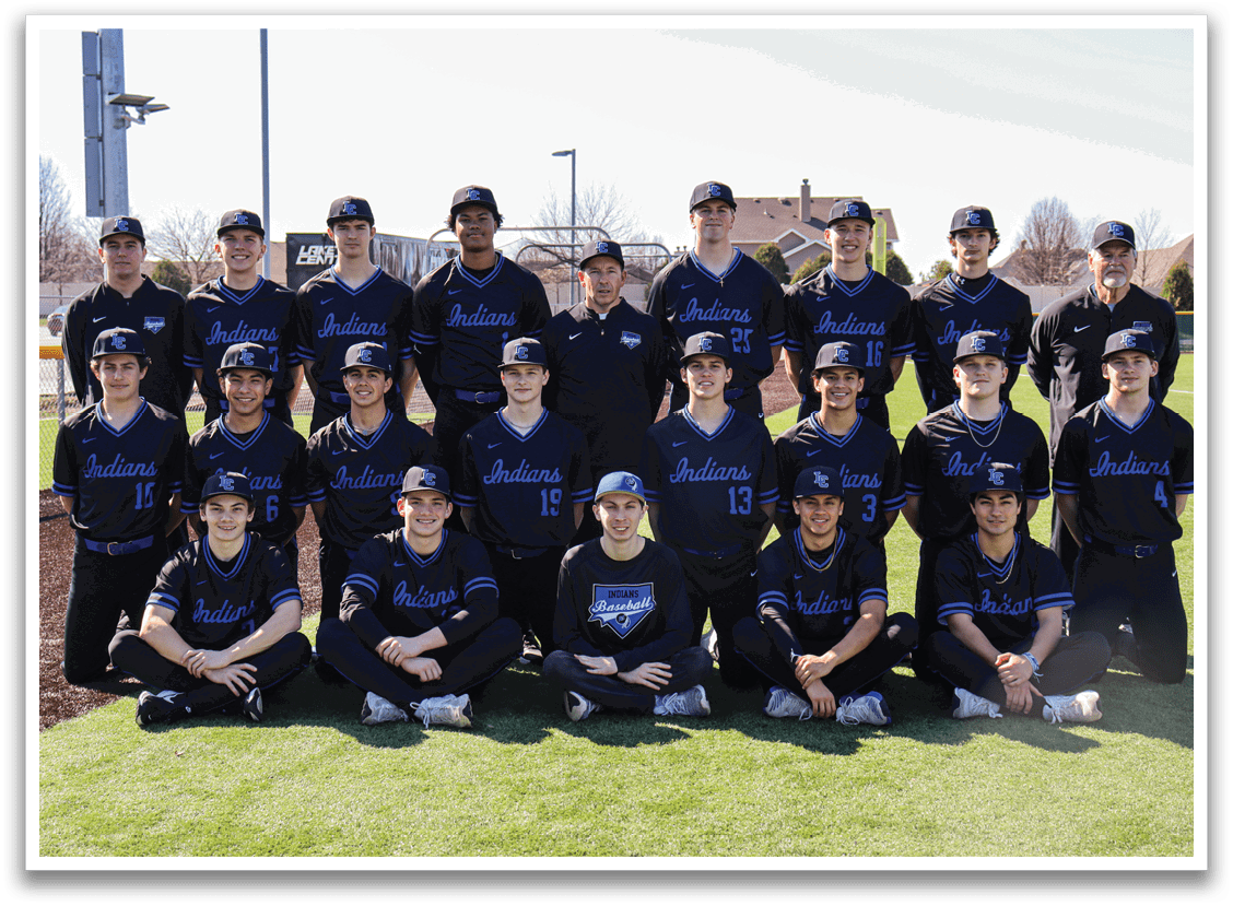 Baseball team posing for a photo. AI generated content