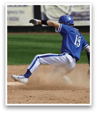 Two baseball players are playing on a field. One player is running towards a base while the other player is trying to catch the ball. AI generated content